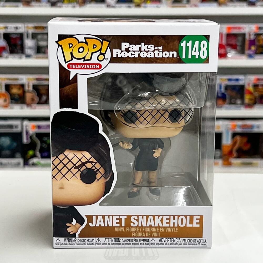 Funko Pop TV Parks Recreation Janet Snakehole 1148 April Ludgate Comedy Sitcom
